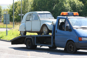 How would you recover your classic car if it broke down on the roadside?