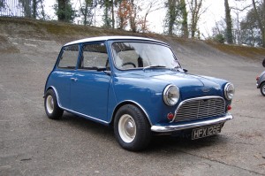The Mini was a popular car back in the 1960s